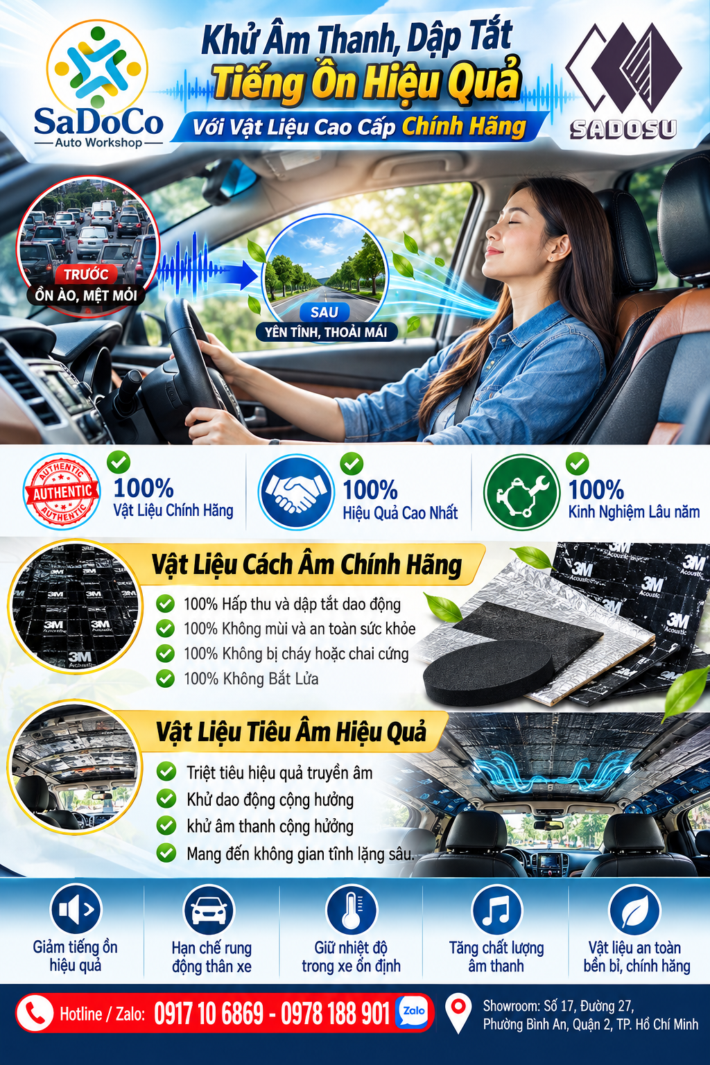 Giải pháp Cách âm chống ồn SaDoSu
