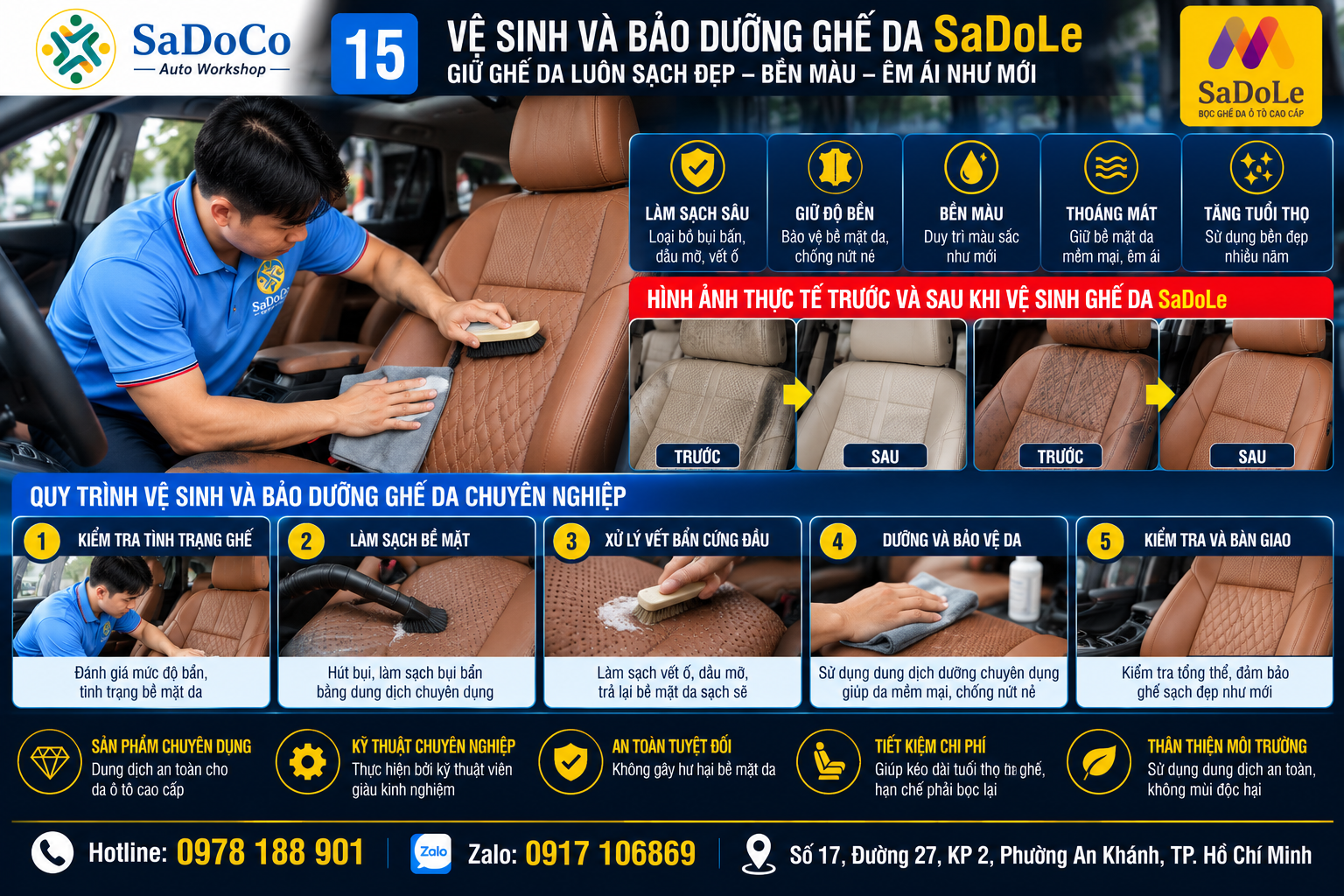 SaDoLe – 3 phiên bản chất liệu Basic, Platinum và Luxury