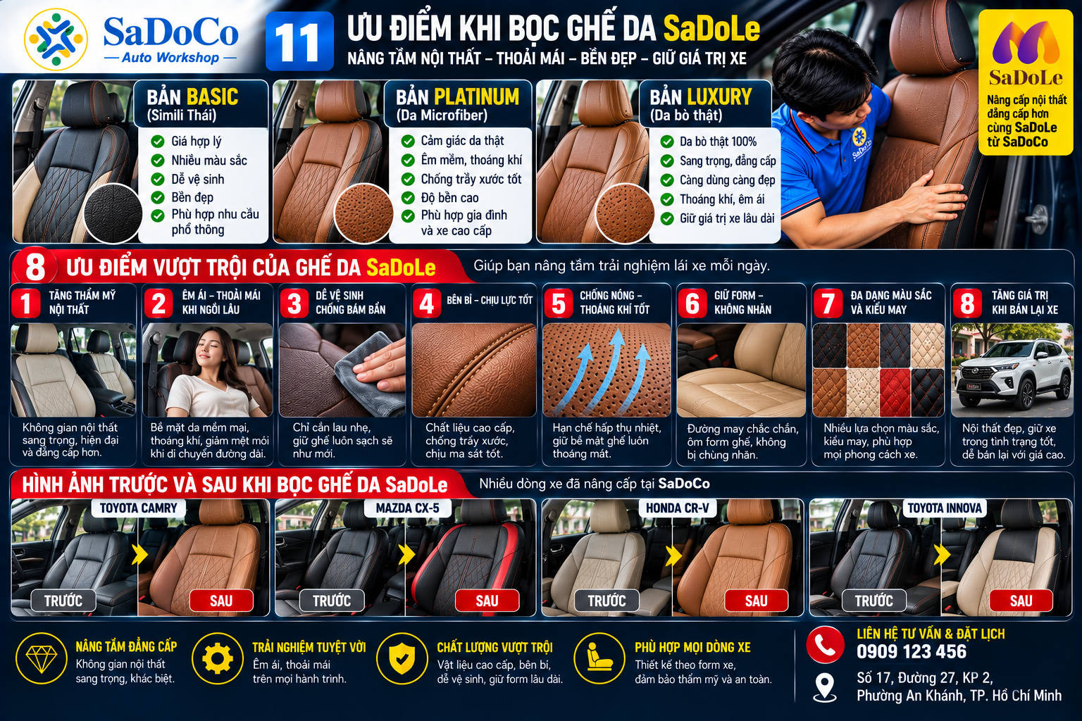 SaDoLe Basic – chất liệu Simili Thái