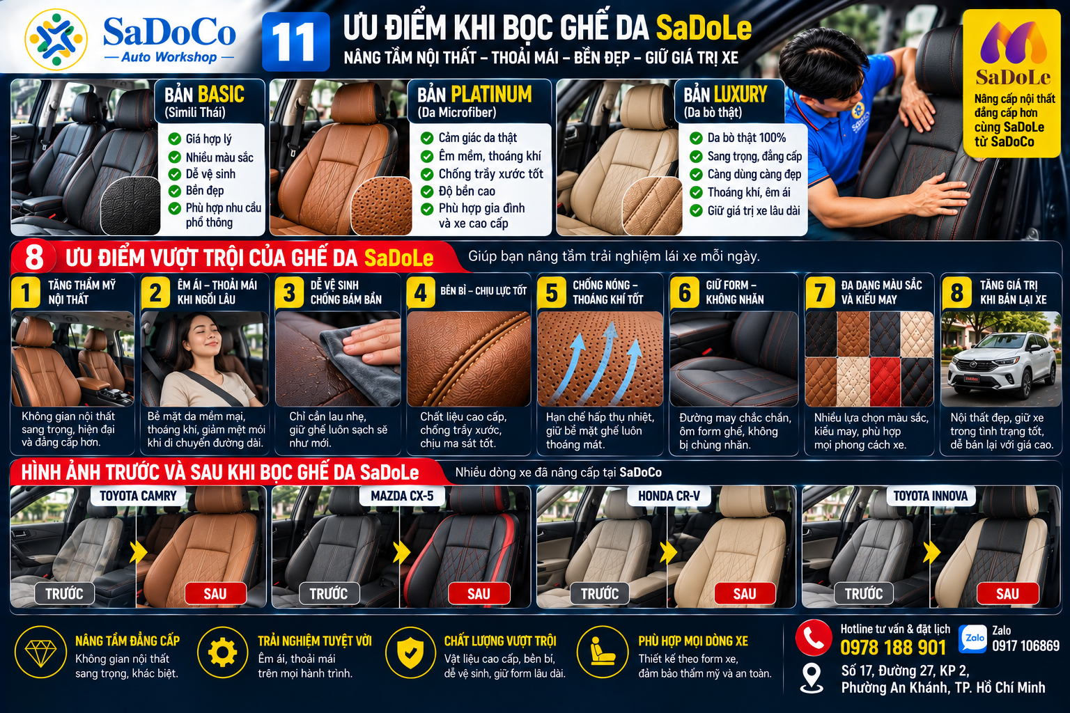 Giá trị nâng cấp nội thất với bộ ghế SaDoLe